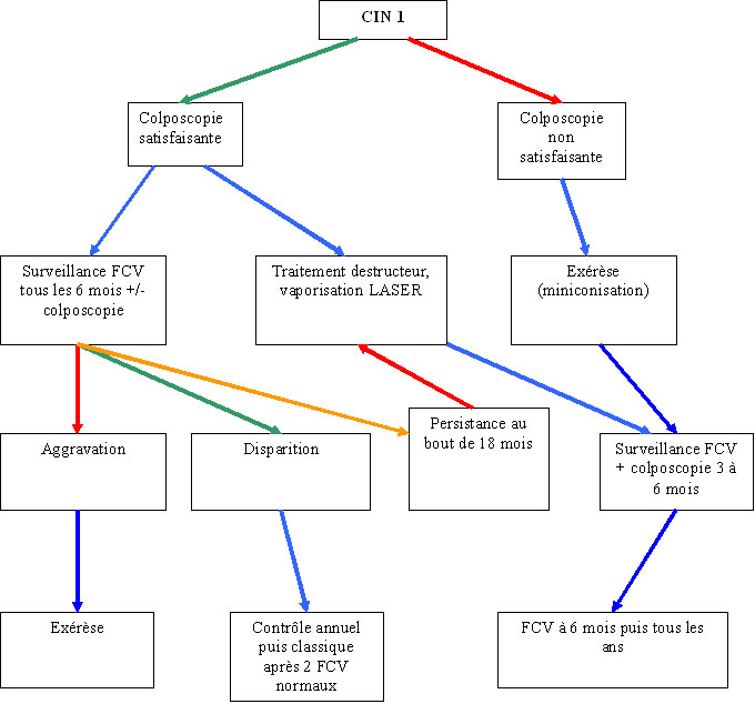 Prise en charge des CIN I