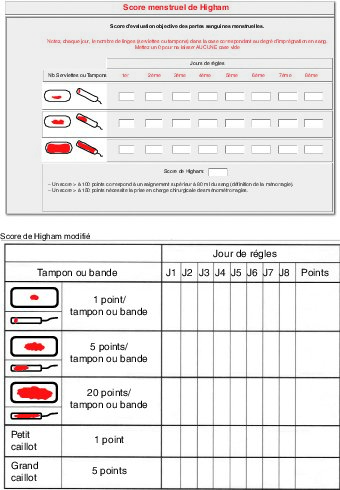 Figure 10.6 Score de Higham modifié